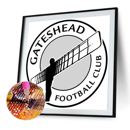 Gateshead Football Club - Full Round Drill Diamond Painting 35*35CM