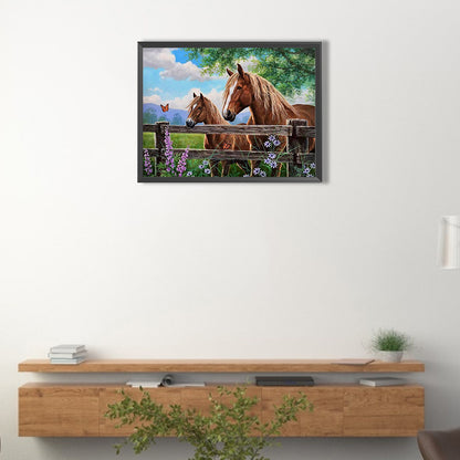Mustang - Full Round Drill Diamond Painting 40*30CM