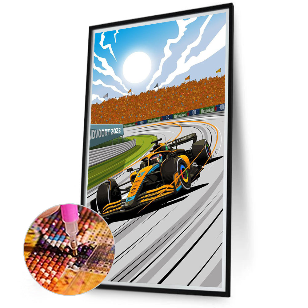 Cool Car - Full Square Drill Diamond Painting 40*70CM