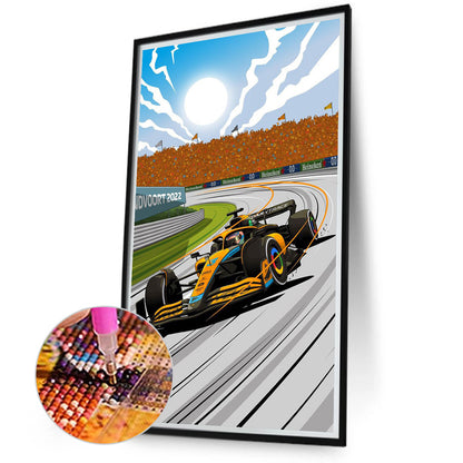 Cool Car - Full Square Drill Diamond Painting 40*70CM