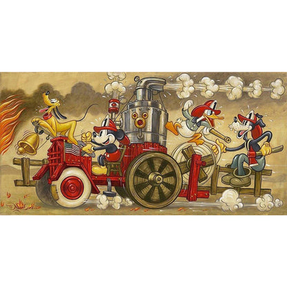 Disney Mickey Mouse And Friends - Full Round Drill Diamond Painting 30*60CM