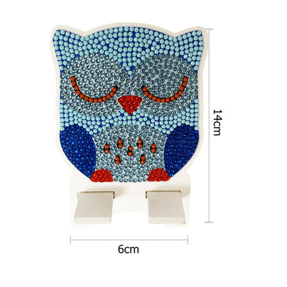DIY Diamond Art Mobile Phone Stand Rack for Desktop Handmade Crystal Resin Craft