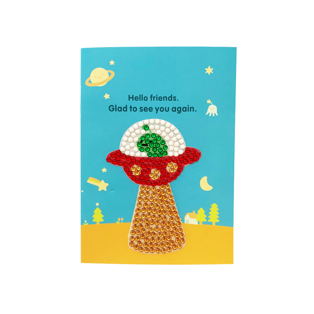 8pcs Diamond Art Crystal Sketchbook Paper DIY Creative Diamond Mosaic Diary Book