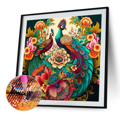 Graceful Phoenix - Full Round Drill Diamond Painting 50*50CM