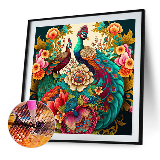 Graceful Phoenix - Full Round Drill Diamond Painting 50*50CM