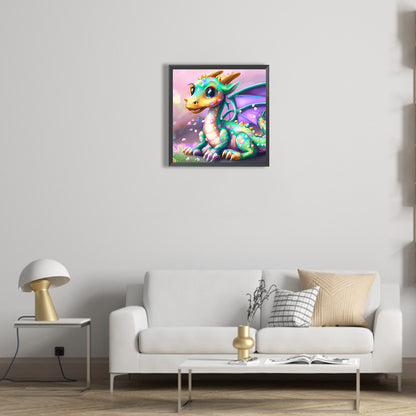 Cartoon Pterodactyl - Full Round Drill Diamond Painting 30*30CM