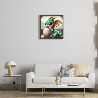 Cartoon Pterodactyl - Full Round Drill Diamond Painting 30*30CM