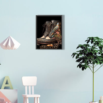 Vintage Martin Boots - Full Round Drill Diamond Painting 30*40CM