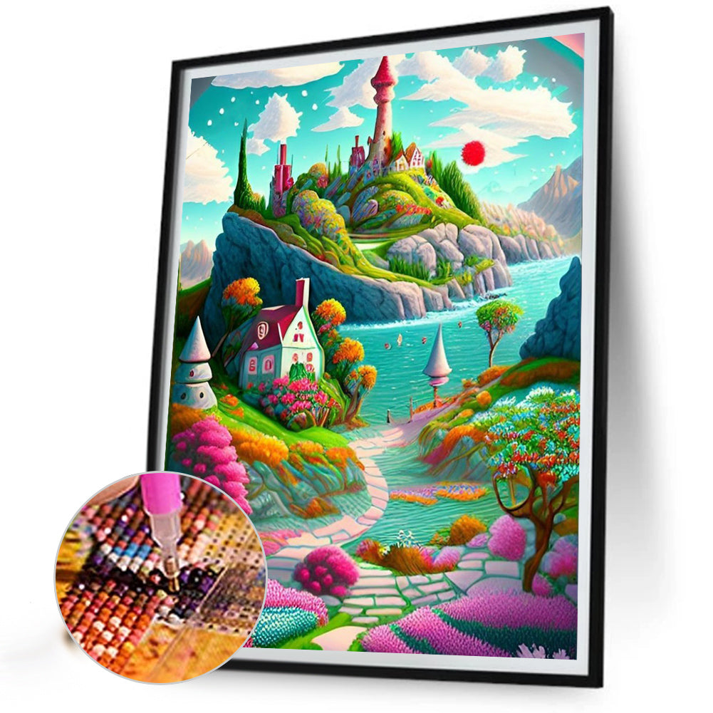 Colorful World - Full Round Drill Diamond Painting 30*40CM