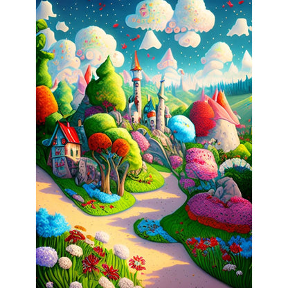 Colorful World - Full Round Drill Diamond Painting 30*40CM