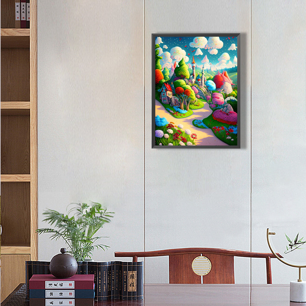 Colorful World - Full Round Drill Diamond Painting 30*40CM