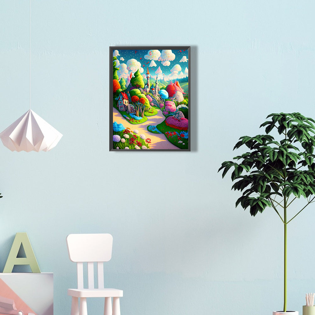 Colorful World - Full Round Drill Diamond Painting 30*40CM