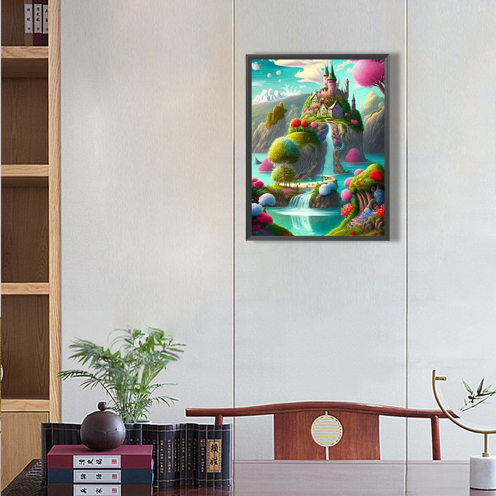 Colorful World - Full Round Drill Diamond Painting 30*40CM