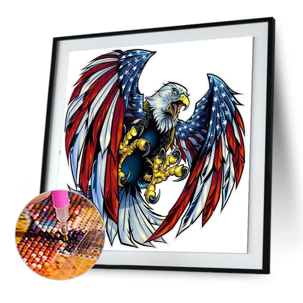 Eagle - Full Round Drill Diamond Painting 30*30CM