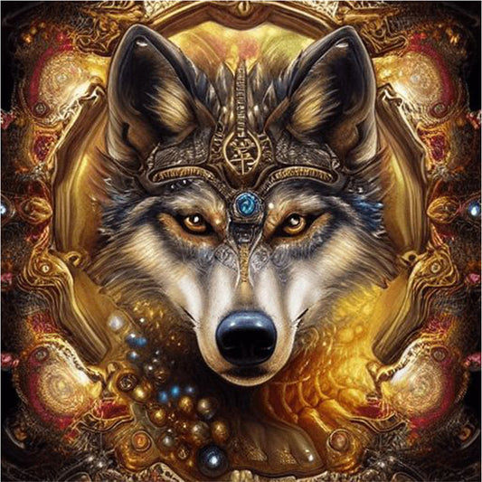 Wolf - Full Round Drill Diamond Painting 30*30CM