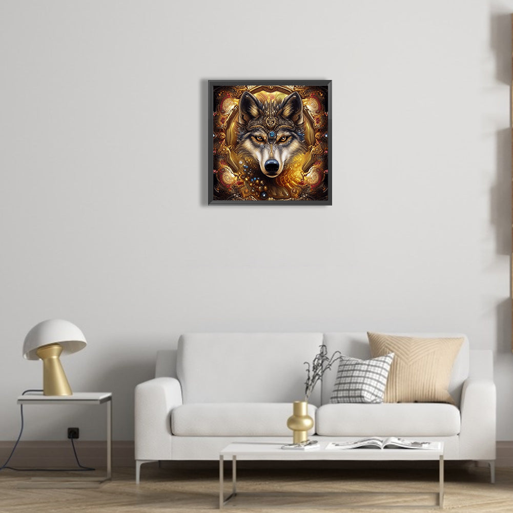 Wolf - Full Round Drill Diamond Painting 30*30CM