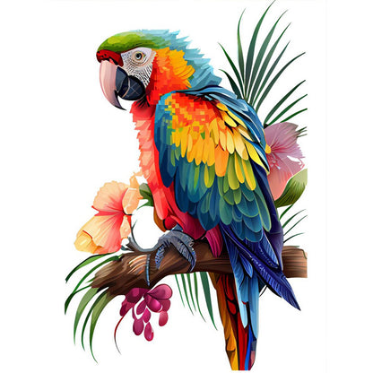 Parrot - Full Round Drill Diamond Painting 30*40CM