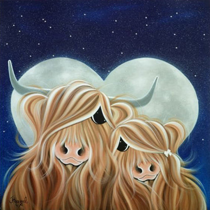 Highland Yak - Full Square Drill Diamond Painting 30*30CM