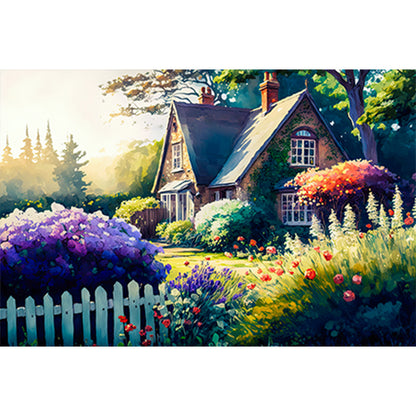 Back Yard - Full Round Drill Diamond Painting 45*30CM