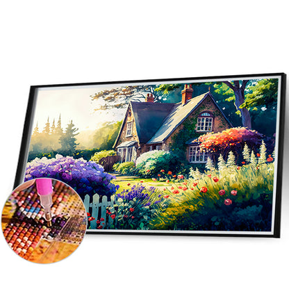 Back Yard - Full Round Drill Diamond Painting 45*30CM