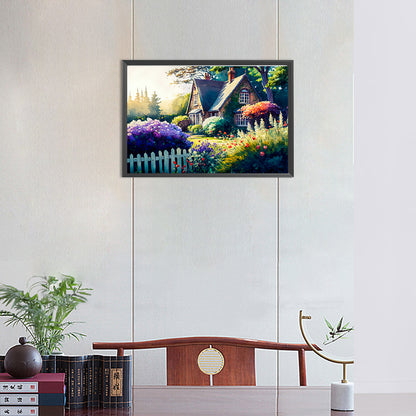 Back Yard - Full Round Drill Diamond Painting 45*30CM