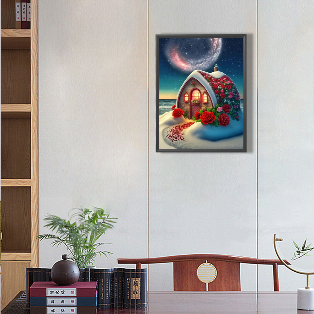 Colorful House - Full Round Drill Diamond Painting 30*40CM