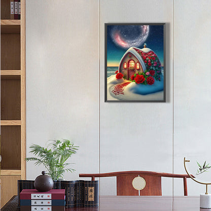 Colorful House - Full Round Drill Diamond Painting 30*40CM