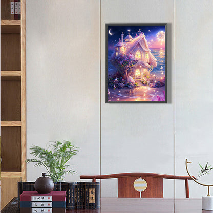 Colorful House - Full Round Drill Diamond Painting 30*40CM