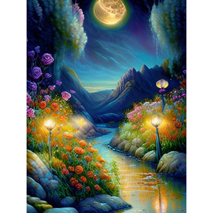 Quiet Path - Full Round Drill Diamond Painting 30*40CM