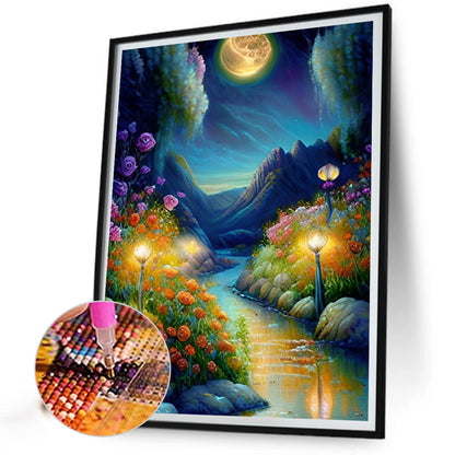 Quiet Path - Full Round Drill Diamond Painting 30*40CM