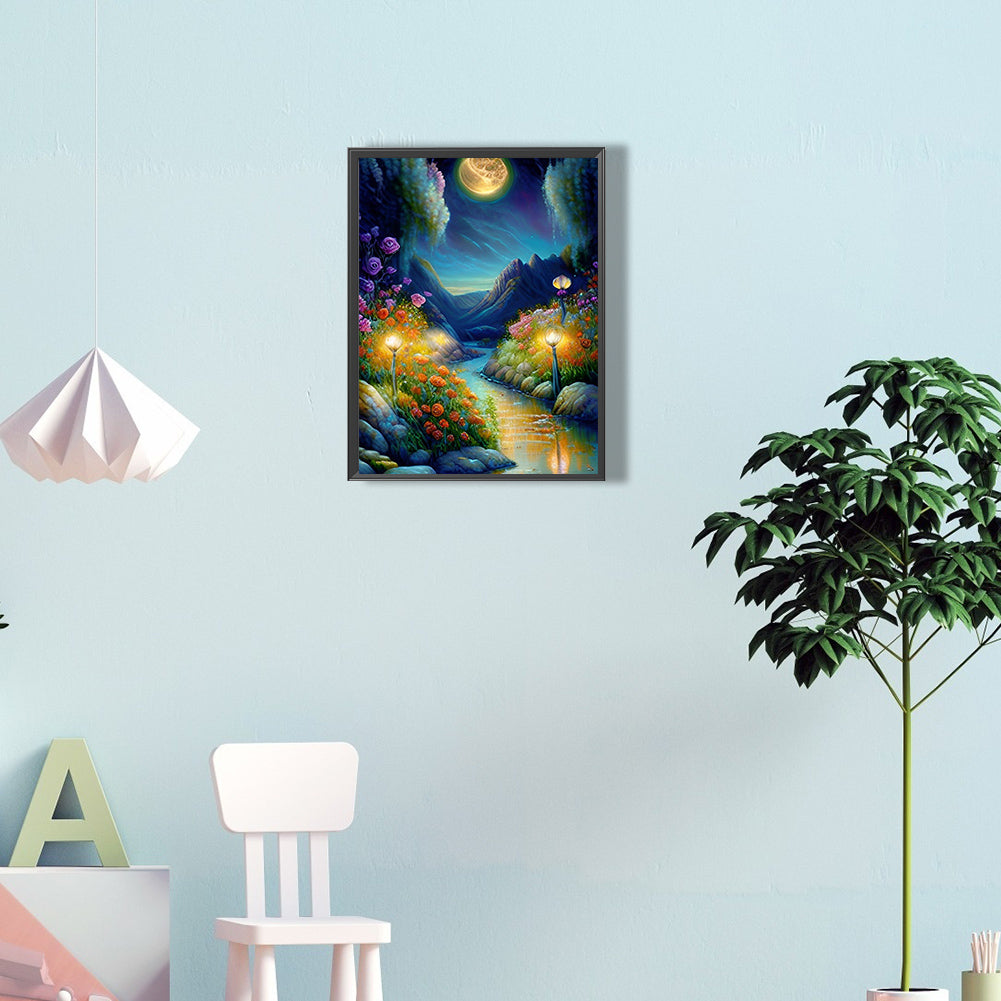 Quiet Path - Full Round Drill Diamond Painting 30*40CM