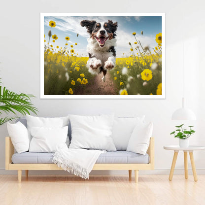 Galloping Dog - Full Round Drill Diamond Painting 40*60CM