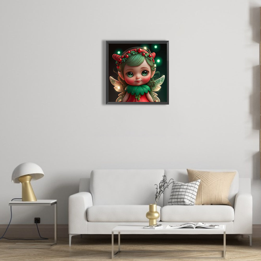 Cute Elves - Full Round Drill Diamond Painting 30*30CM