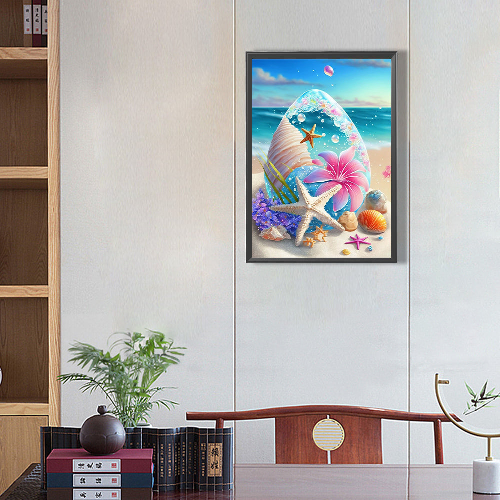 Shell - Full Round Drill Diamond Painting 40*50CM