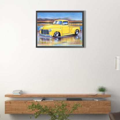 Little Yellow Car - Full Round Drill Diamond Painting 40*30CM