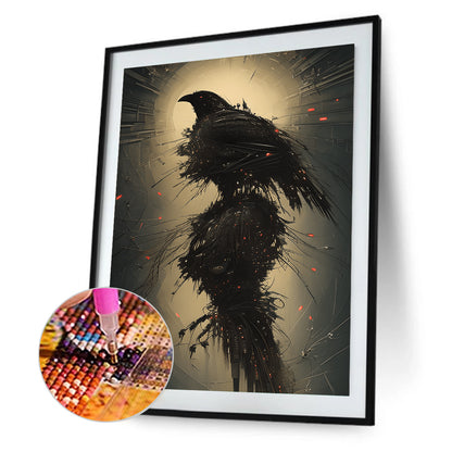 Black Crow - Full Round Drill Diamond Painting 30*40CM