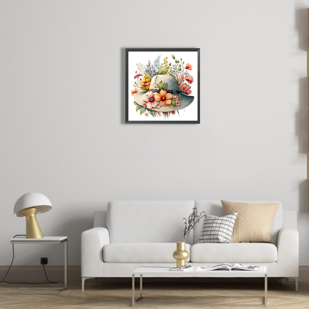 Hat - Full Round Drill Diamond Painting 30*30CM