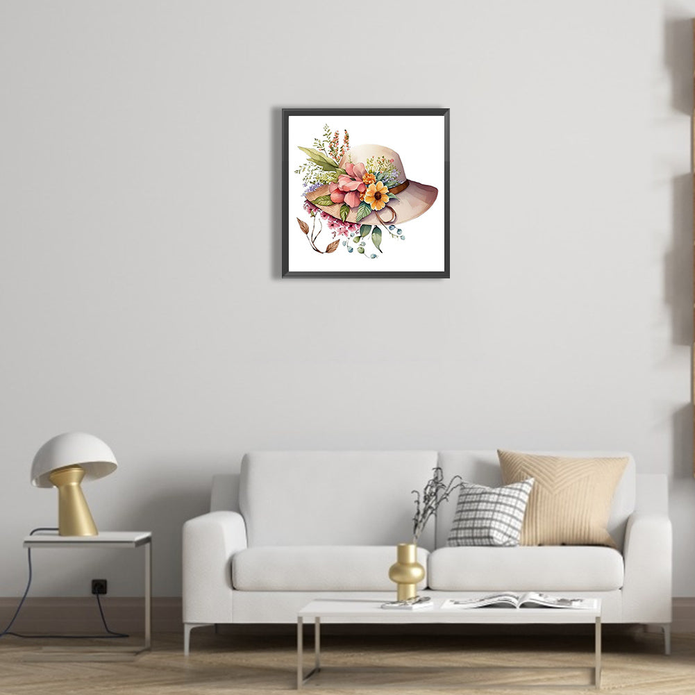 Hat - Full Round Drill Diamond Painting 30*30CM