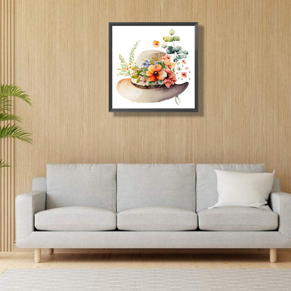 Hat - Full Round Drill Diamond Painting 30*30CM
