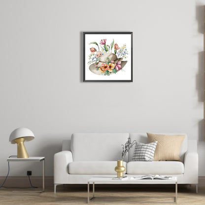 Hat - Full Round Drill Diamond Painting 30*30CM