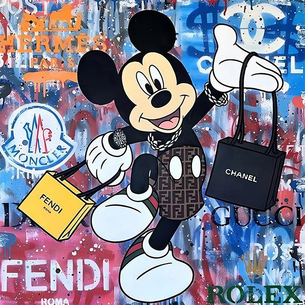 Mickey Mouse - Full Round Drill Diamond Painting 40*40CM