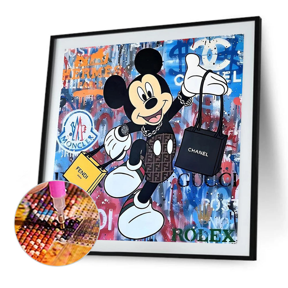 Mickey Mouse - Full Round Drill Diamond Painting 40*40CM