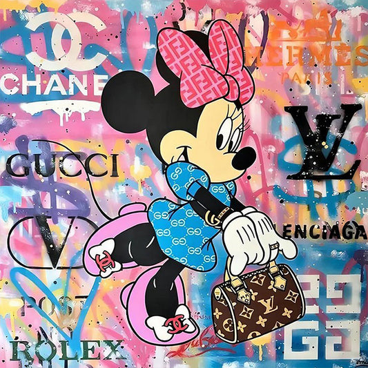 Mickey Mouse - Full Round Drill Diamond Painting 40*40CM