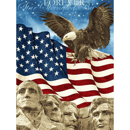 Independence Day - Full Round Drill Diamond Painting 30*40CM