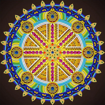 Mandala - Special Shaped Drill Diamond Painting 30*30CM