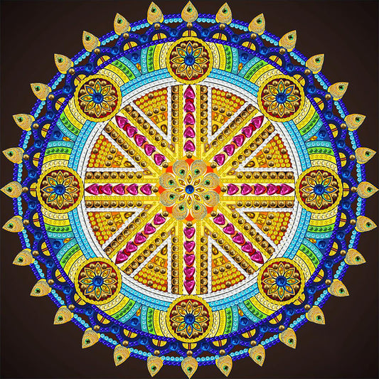 Mandala - Special Shaped Drill Diamond Painting 30*30CM