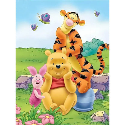 Winnie The Pooh - Full Round Drill Diamond Painting 30*40CM