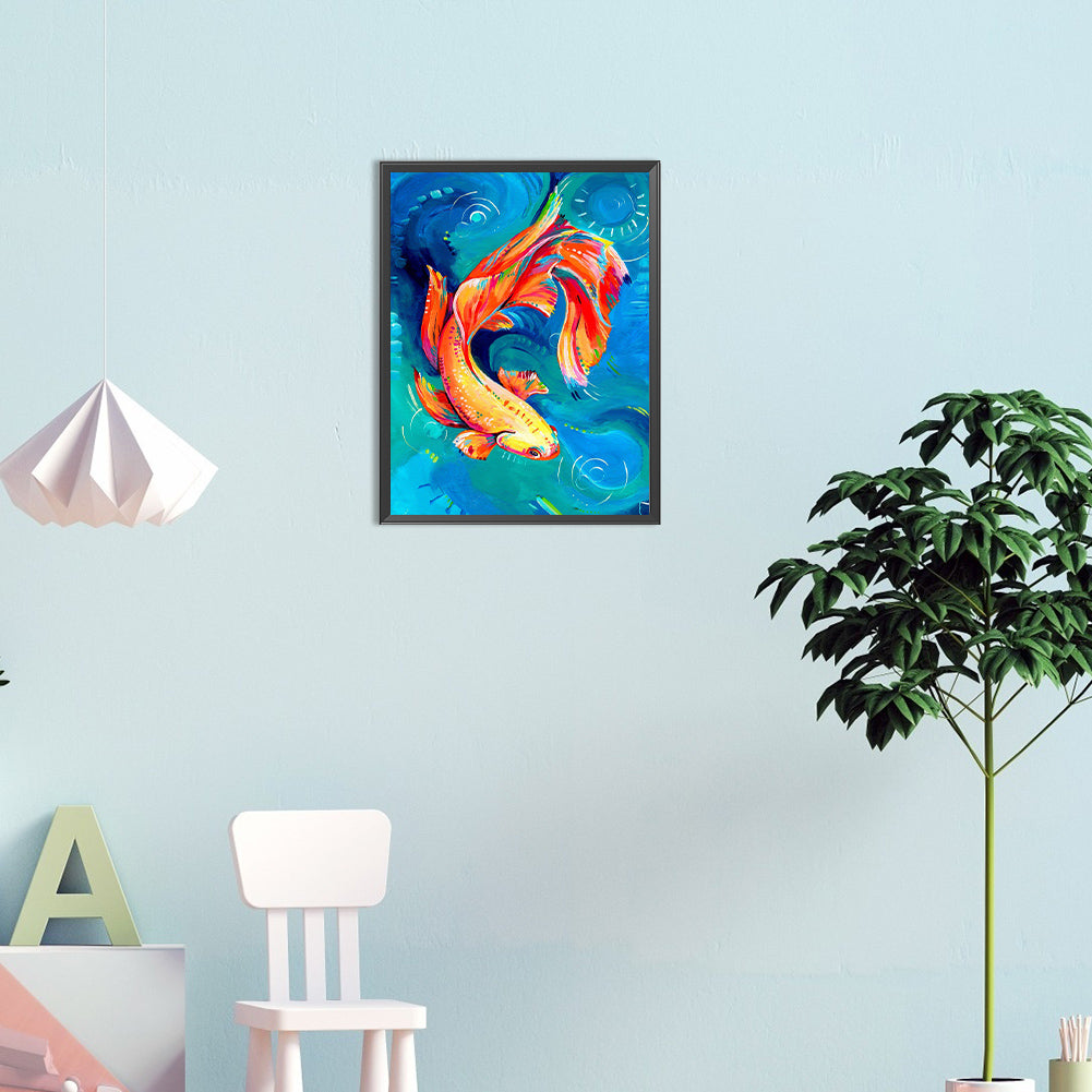 Koi Carp - Full Round Drill Diamond Painting 30*40CM