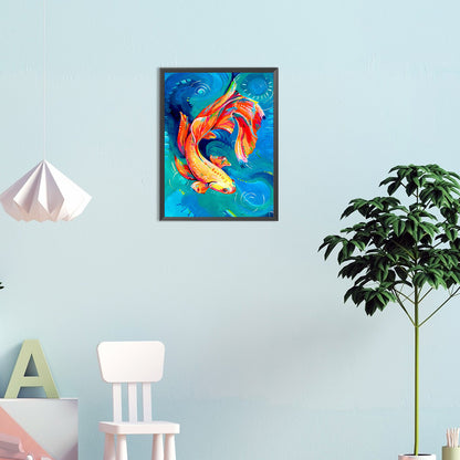 Koi Carp - Full Round Drill Diamond Painting 30*40CM