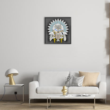 Aboriginal Indian Art - Special Shaped Drill Diamond Painting 30*30CM